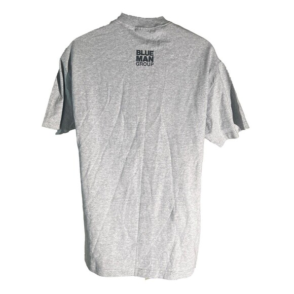 BLUE MAN GROUP Short Sleeve Gray T-Shirt Large - Picture 3 of 5